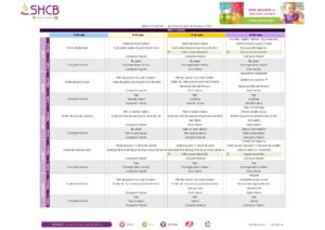 Menu du 25 au 28 janvier 2021